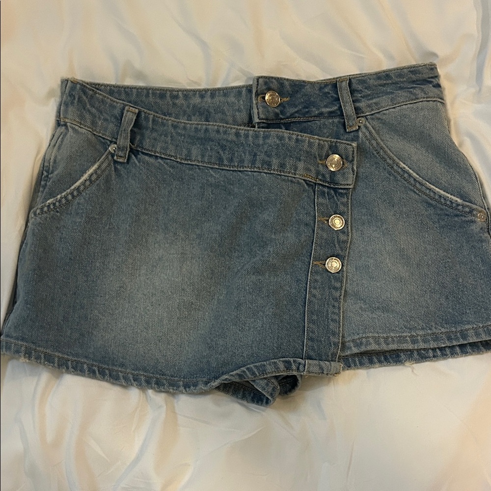 Free People Wynn Denim Skort